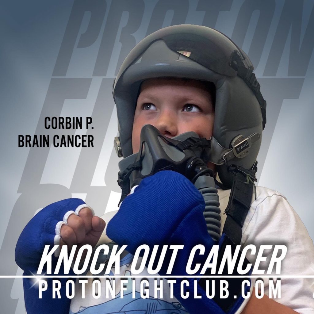 Corbin lutando contra o câncer